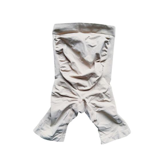 SKIMS Maternity Sculpting Mid Thigh Short S/M Beige Nude Seamless Shapewear - Picture 2 of 5